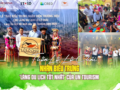 (Emagazine) Thôn Lô Lô Chải nhận biểu trưng “Làng Du lịch tốt nhất” của UN Tourism