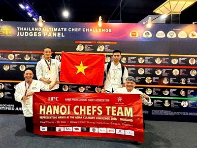 Lần đầu tranh tài quốc tế, đầu bếp Hà Nội giành 2 Huy chương Đồng