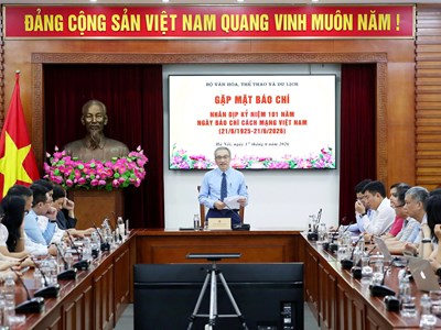 Báo chí đồng hành cùng ngành VHTTDL vì khát vọng phát triển đất nước