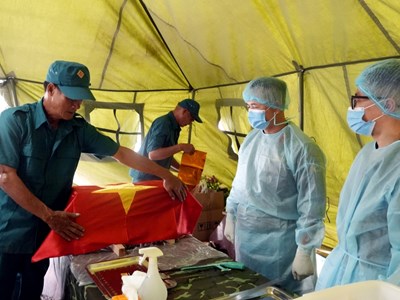 803 phần mộ cần lấy mẫu sinh phẩm giám định ADN