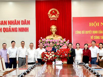 Ông Lê Ngọc Thanh được bổ nhiệm giữ chức Giám đốc Sở VHTTDL Quảng Ninh