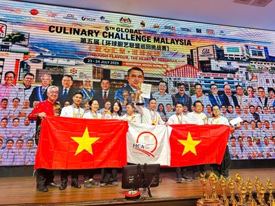 Đội tuyển Hội Đầu bếp Hà Nội giành 37 huy chương, 9 cúp vàng 