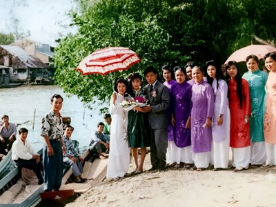 Đám cưới xưa đậm nét “tình làng, nghĩa xóm”