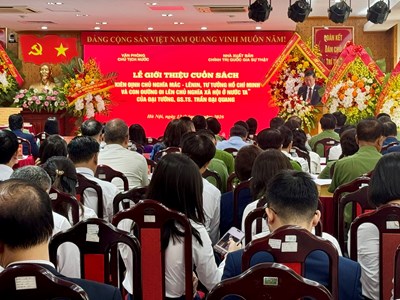 Giới thiệu cuốn sách về tầm nhìn và dấu ấn của Đại tướng Trần Đại Quang