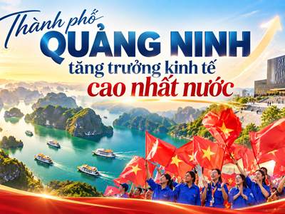 Thành phố Quảng Ninh tăng trưởng kinh tế cao nhất nước