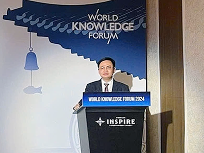 Nhà sáng lập Tập đoàn Bamboo Capital làm diễn giả tại Diễn đàn Tri thức thế giới 2024