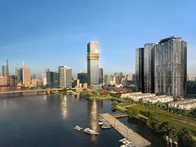 Biểu tượng thương mại đẳng cấp tại Quảng trường ven sông của TP.HCM