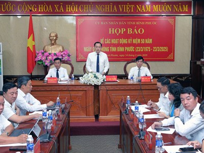 Nhiều hoạt động kỷ niệm 50 năm ngày giải phóng tỉnh Bình Phước