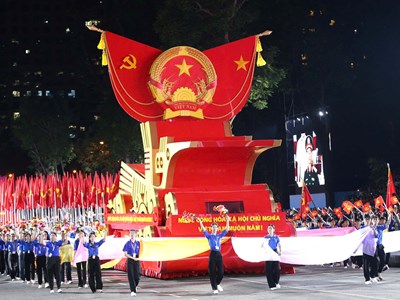 Hình ảnh sơ duyệt diễu binh, diễu hành cấp Nhà nước mừng đại lễ 30.4