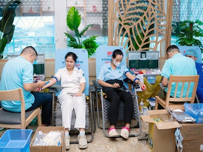 Bệnh viện Đa khoa Quốc tế Nam Sài Gòn tiếp nhận hơn 150 đơn vị máu 