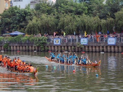 Khởi động Lễ hội đua ghe Ngo tranh cúp Xuân Hòa mở rộng 2025