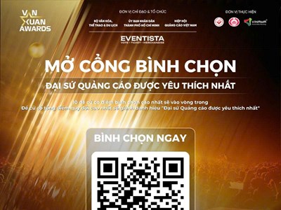 Bắt đầu bình chọn “Đại sứ” quảng cáo được yêu thích nhất của năm