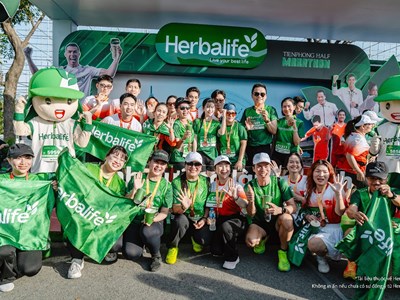 Herbalife Việt Nam đồng hành cùng Giải Tiền Phong Half Marathon 2025