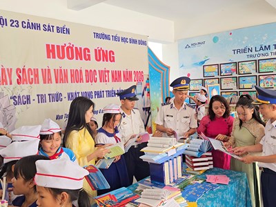 Lực lượng Cảnh sát biển lan tỏa văn hóa đọc đến cộng đồng