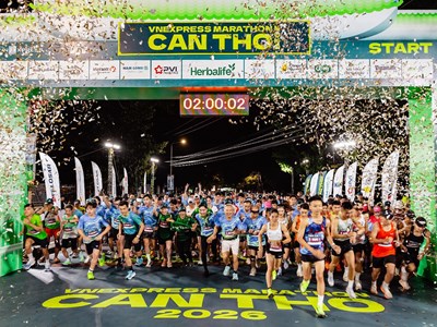 Herbalife Việt Nam đồng hành cùng giải chạy VnExpress Marathon Cần Thơ 2026