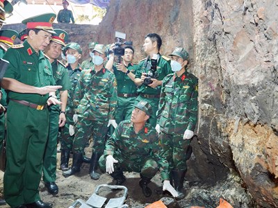 TP.HCM phát hiện mộ tập thể có 9 hài cốt liệt sĩ