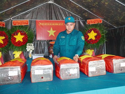 TP.HCM hoàn thành tìm kiếm, quy tập hài cốt liệt sĩ tại ấp Lạc An 3
