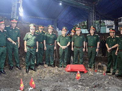 Phát hiện thêm rãnh mộ tại khu A Công viên Lê Thị Riêng, bước đầu phát hiện 4 hài cốt liệt sĩ