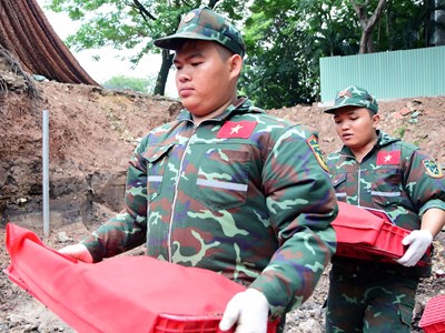TP.HCM: Quy tập được 627 bộ hài cốt liệt sĩ tại Công viên Lê Thị Riêng 