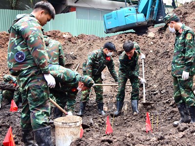 TP.HCM: Thêm 5 bộ hài cốt liệt sĩ được phát hiện và quy tập