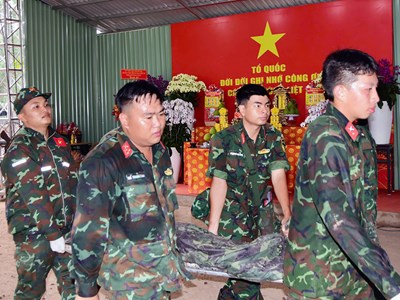 TP.HCM quy tập được 718 bộ hài cốt liệt sĩ tại Công viên Lê Thị Riêng