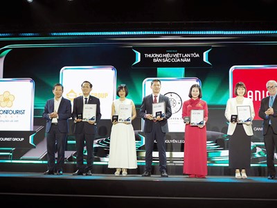 Saigontourist Group được vinh danh “Thương hiệu Việt lan tỏa bản sắc của năm” 
