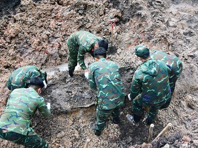 Vừa an táng 731 hài cốt liệt sĩ, TP.HCM phát hiện thêm 8 hài cốt liệt sĩ tại Công viên Lê Thị Riêng