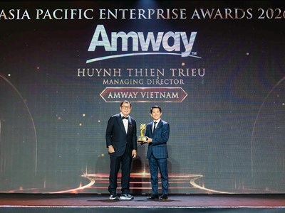 Tổng Giám đốc Amway Việt Nam hai năm liên tiếp được vinh danh Doanh nhân xuất sắc châu Á