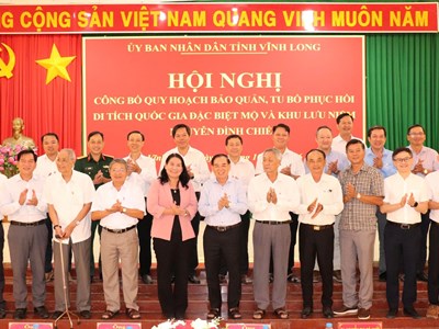 Vĩnh Long: Xây dựng khu lưu niệm Nguyễn Đình Chiểu trở thành điểm đến văn hóa đặc sắc