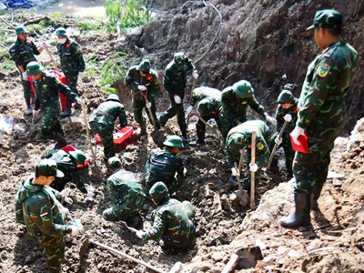 Quy tập thêm 115 hài cốt liệt sĩ tại Công viên Lê Thị Riêng