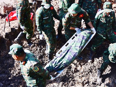 Quy tập được 852 hài cốt liệt sĩ tại Công viên Lê Thị Riêng