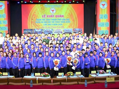 Cần Thơ phấn đấu giành 34 HCV tại Đại hội Thể thao toàn quốc 2026