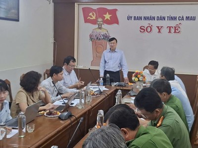 Viện Pasteur TP.HCM làm việc với Cà Mau về ứng phó với bệnh viêm não mô cầu