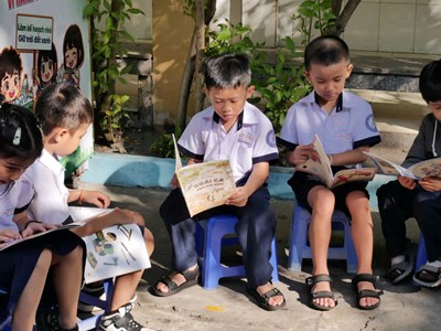 Khởi động hành trình “Mở sách – Mở tương lai” cho học sinh tiểu học