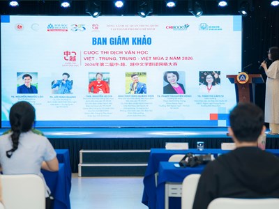 Khởi động cuộc thi dịch văn học Việt - Trung mùa 2