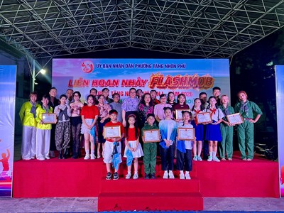Sôi động Liên hoan nhảy Flashmob phường Tăng Nhơn Phú lần I