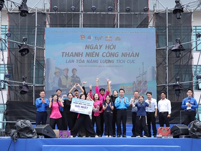 Nhiều hoạt động ý nghĩa tại Ngày hội “Thanh niên công nhân - Lan tỏa năng lượng tích cực”