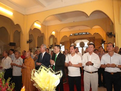 TP.HCM: Tưởng niệm 593 năm ngày mất Đức Thái tổ Cao Hoàng đế Lê Lợi