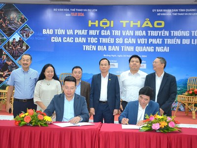 Bàn giải pháp bảo tồn văn hóa truyền thống các dân tộc thiểu số gắn với phát triển du lịch trên địa bàn tỉnh Quảng Ngãi