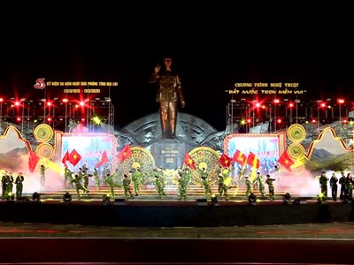 Đặc sắc chương trình nghệ thuật kỷ niệm 50 năm Ngày Giải phóng tỉnh Gia Lai