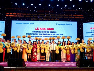 Khai mạc Liên hoan cán bộ thư viện toàn quốc năm 2025