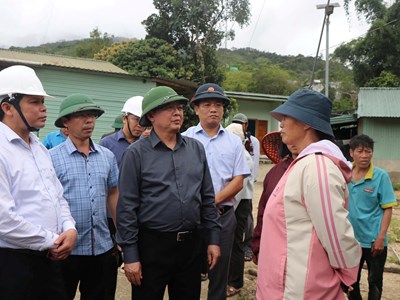 Phó Thủ tướng Hồ Quốc Dũng chỉ đạo khẩn trương khắc phục hậu quả sạt lở tại xã Ngọc Linh
