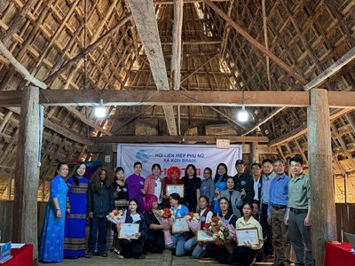 Lan tỏa thông điệp bình đẳng giới từ hội thi sân khấu hóa ở xã Kon Braih