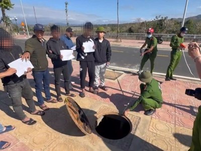 Quảng Ngãi: Triệt phá nhóm 6 đối tượng trộm cáp điện ngầm, gây thiệt hại hàng trăm triệu đồng