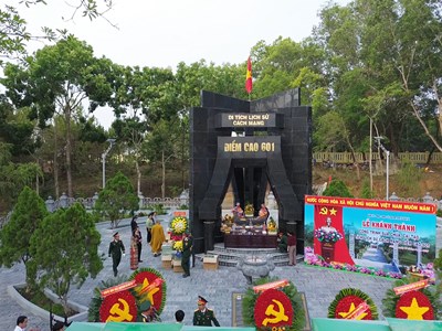 Khánh thành công trình sửa chữa, cải tạo di tích lịch sử cách mạng Điểm cao 601