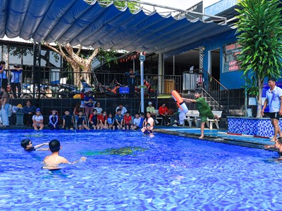 Tập huấn kỹ năng phòng, chống đuối nước cho trẻ em trên địa bàn phường Kon Tum