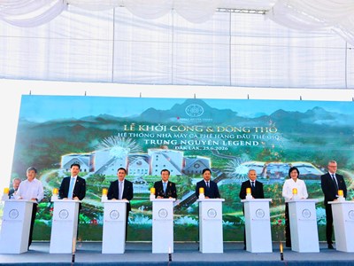 Khởi công hệ thống nhà máy cà phê quy mô lớn, Trung Nguyên Legend tăng tốc chế biến sâu