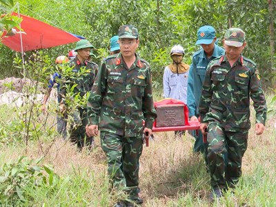 Quảng Ngãi: Thêm 2 hài cốt liệt sĩ được quy tập, phát hiện nhiều di vật tại Gò Tràm