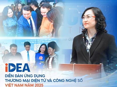 600 gian hàng trong và ngoài nước tham gia Diễn đàn Ứng dụng Thương mại điện tử và Công nghệ số Việt Nam 2025