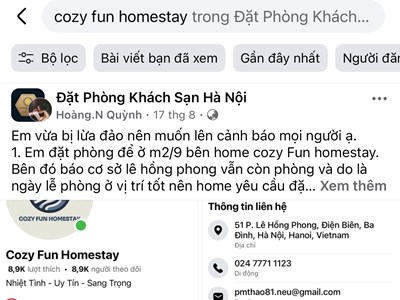 Hà Nội: Cảnh báo lừa đảo đặt phòng khách sạn dịp nghỉ lễ